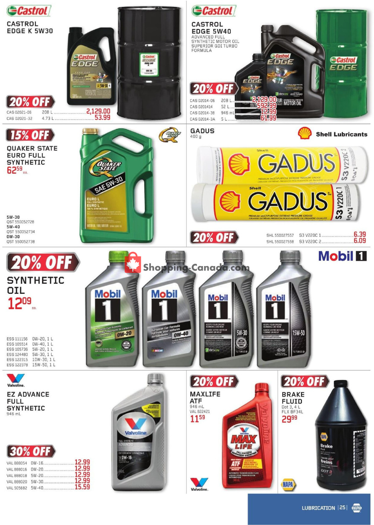 NAPA flyer from Monday April 1, 2024 to Sunday June 30, 2024 - page 25