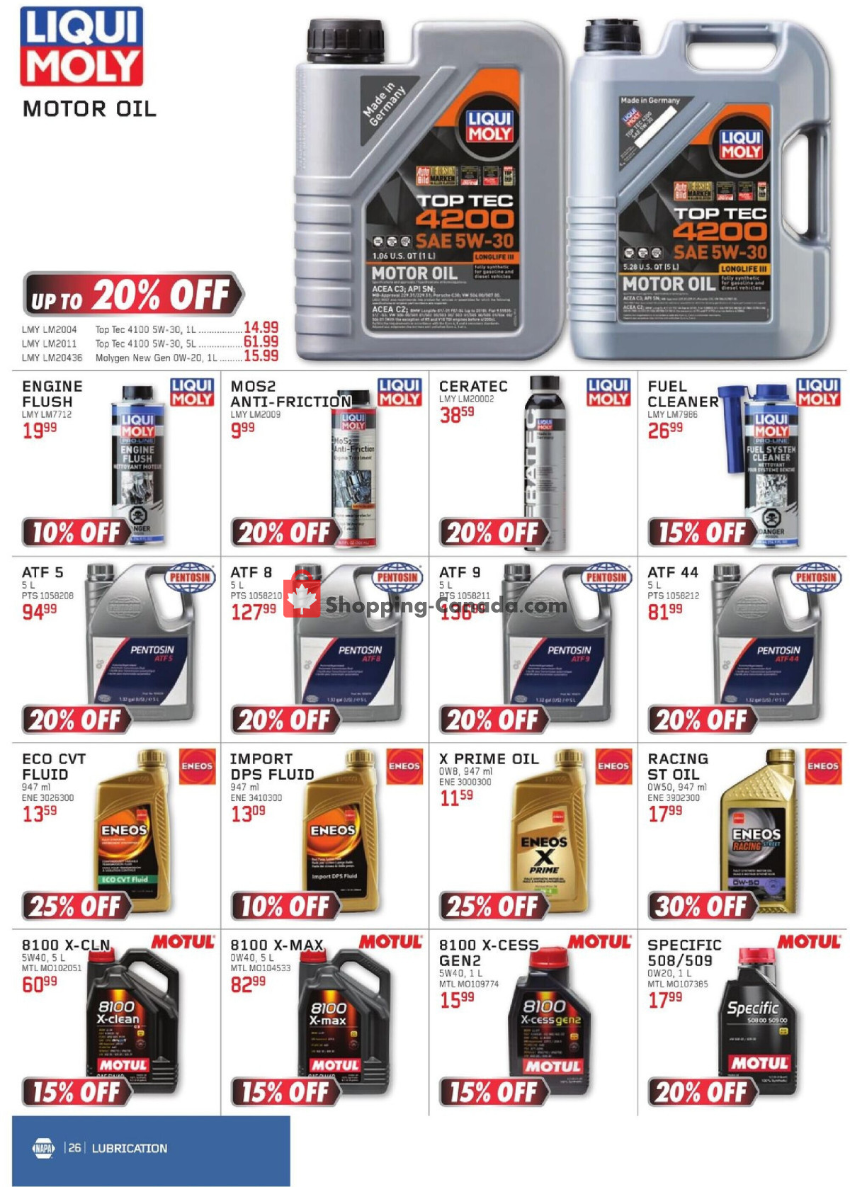 NAPA flyer from Monday April 1, 2024 to Sunday June 30, 2024 - page 26