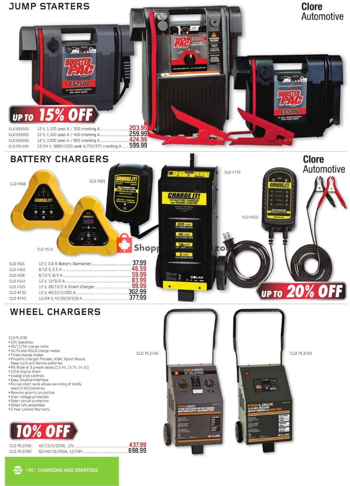 NAPA flyer from Monday April 1, 2024 to Sunday June 30, 2024 - page 40