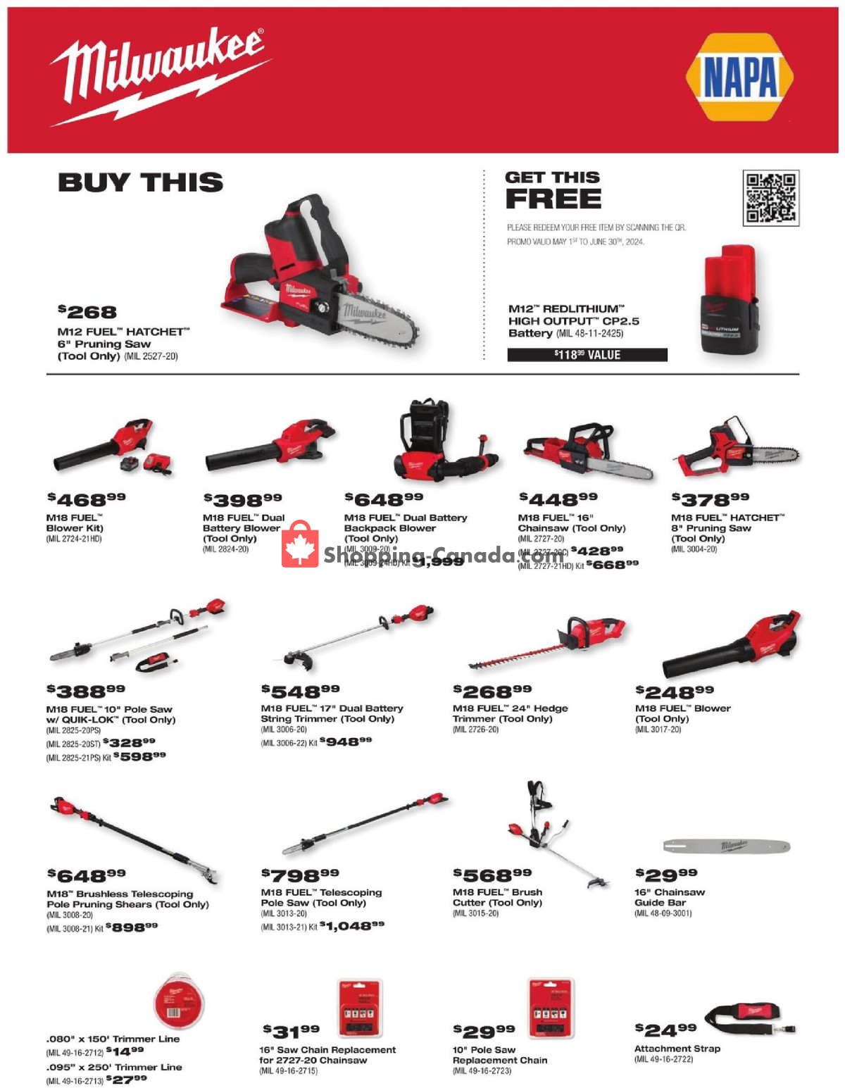 NAPA flyer from Monday April 1, 2024 to Sunday June 30, 2024 - page 43