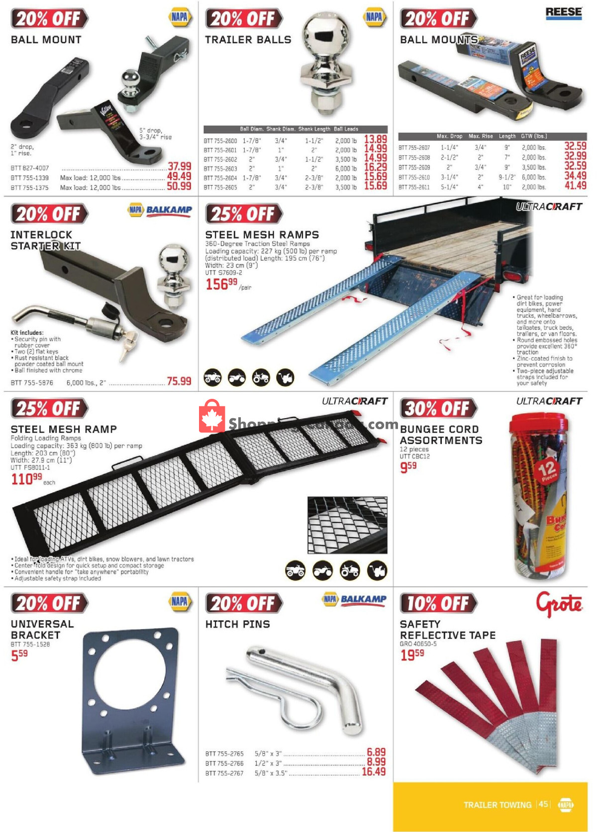 NAPA flyer from Monday April 1, 2024 to Sunday June 30, 2024 - page 45