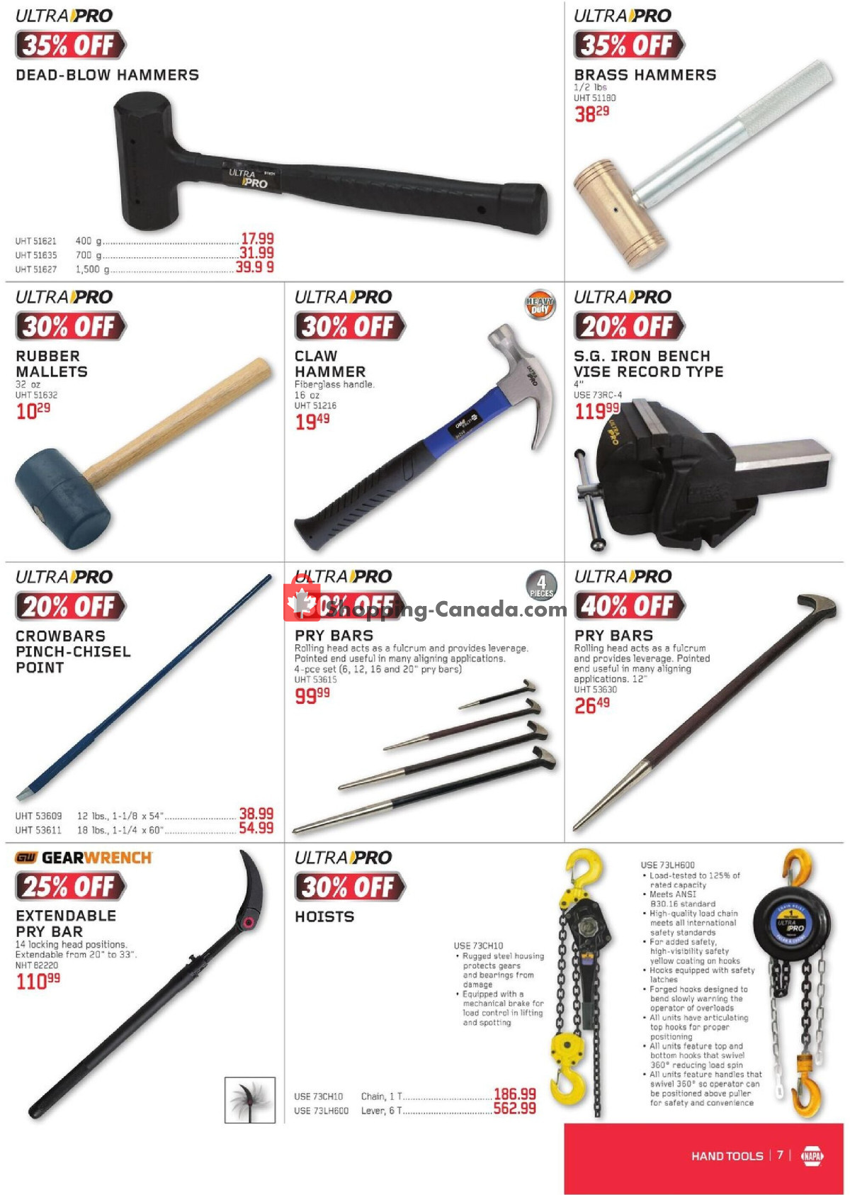 NAPA flyer from Monday April 1, 2024 to Sunday June 30, 2024 - page 7