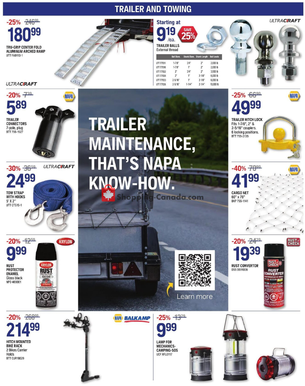 NAPA flyer from Monday April 1, 2024 to Tuesday April 30, 2024 - page 7