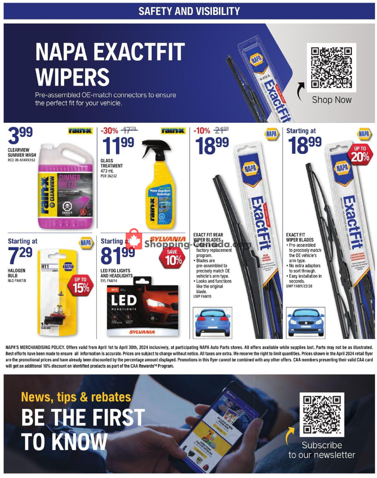 NAPA flyer from Monday April 1, 2024 to Tuesday April 30, 2024 - page 8