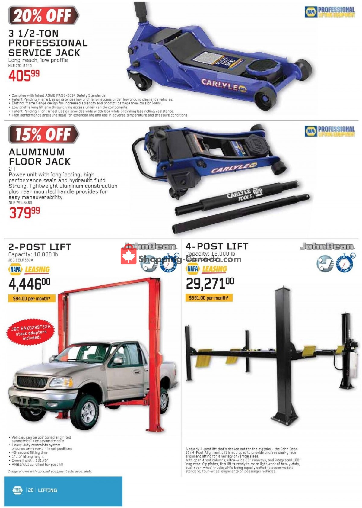 NAPA flyer from Thursday April 1, 2021 to Wednesday June 30, 2021 - page 26