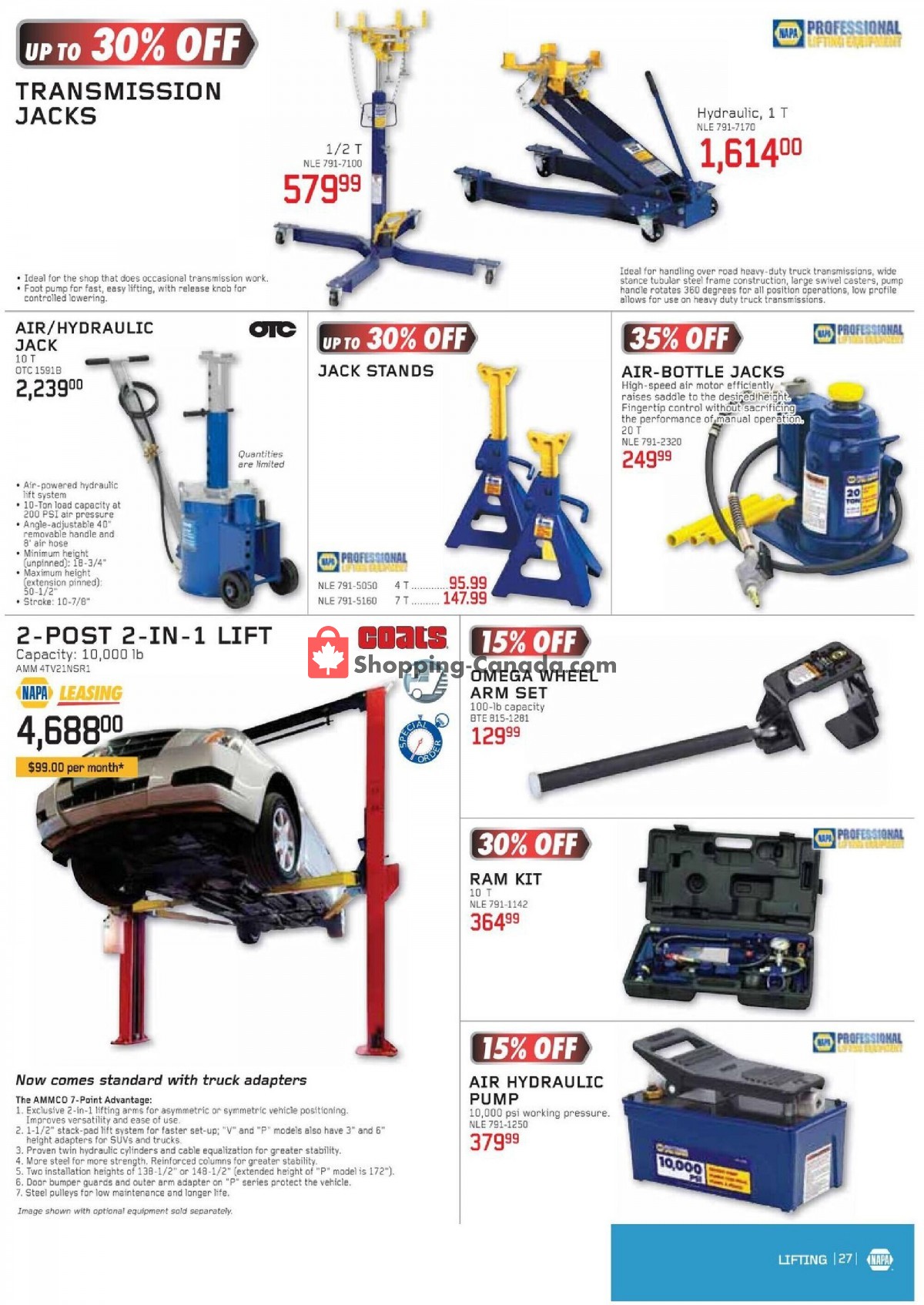NAPA flyer from Thursday April 1, 2021 to Wednesday June 30, 2021 - page 27