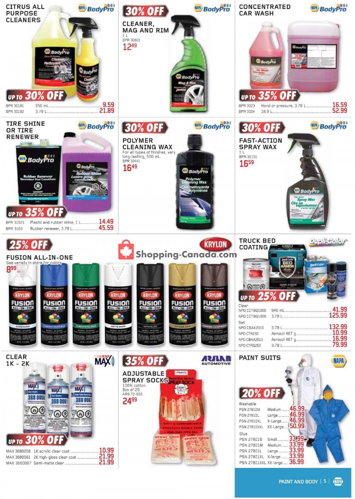 NAPA flyer from Thursday April 1, 2021 to Wednesday June 30, 2021 - page 56