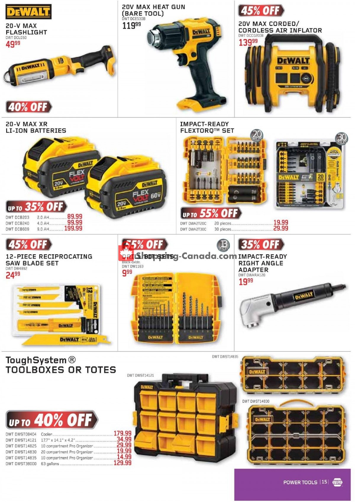 NAPA Canada, flyer (Real Deals) April 1 June 30, 2022 Shopping