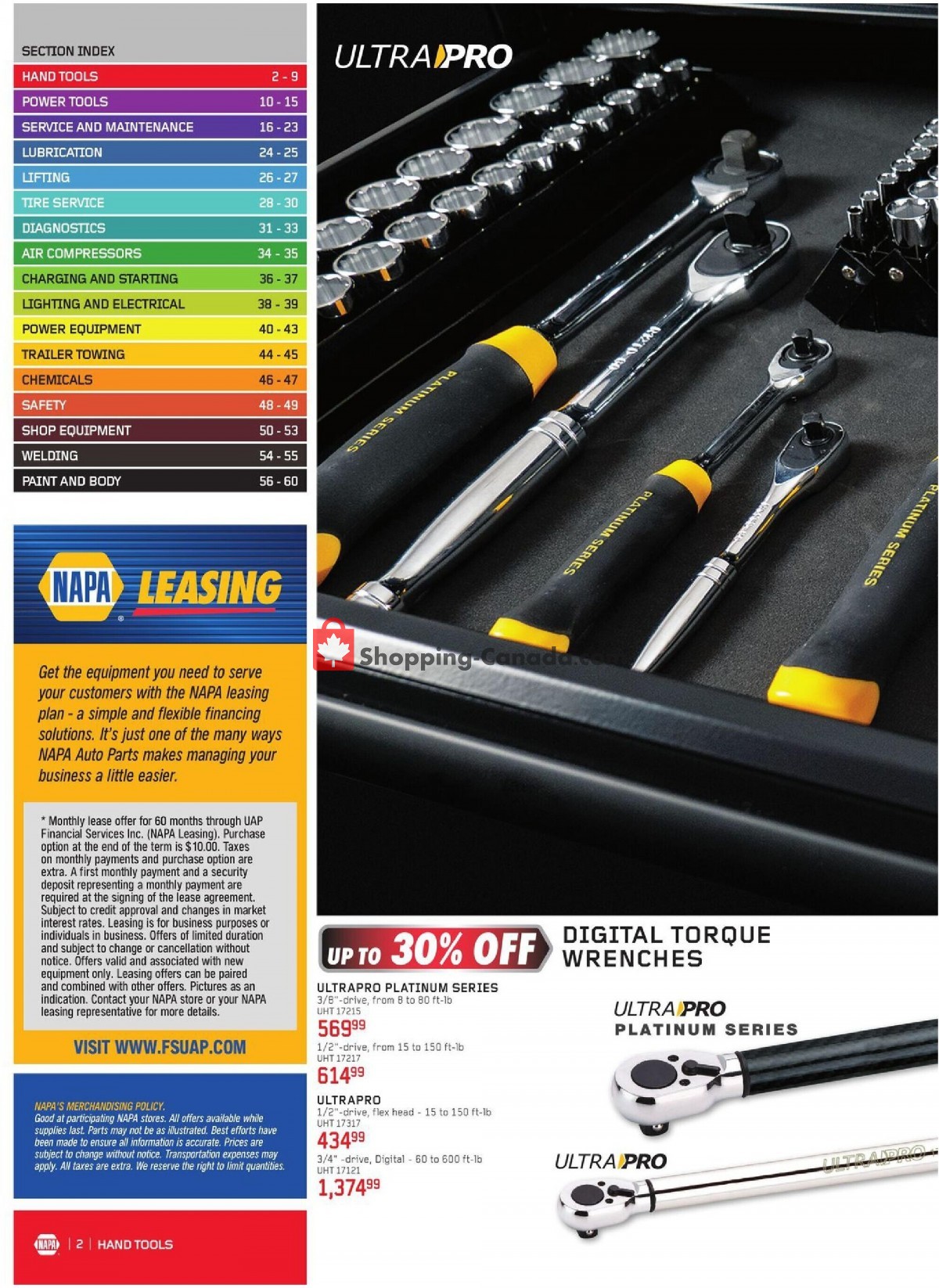 NAPA Canada, flyer (Real Deals) January 1 March 31, 2022