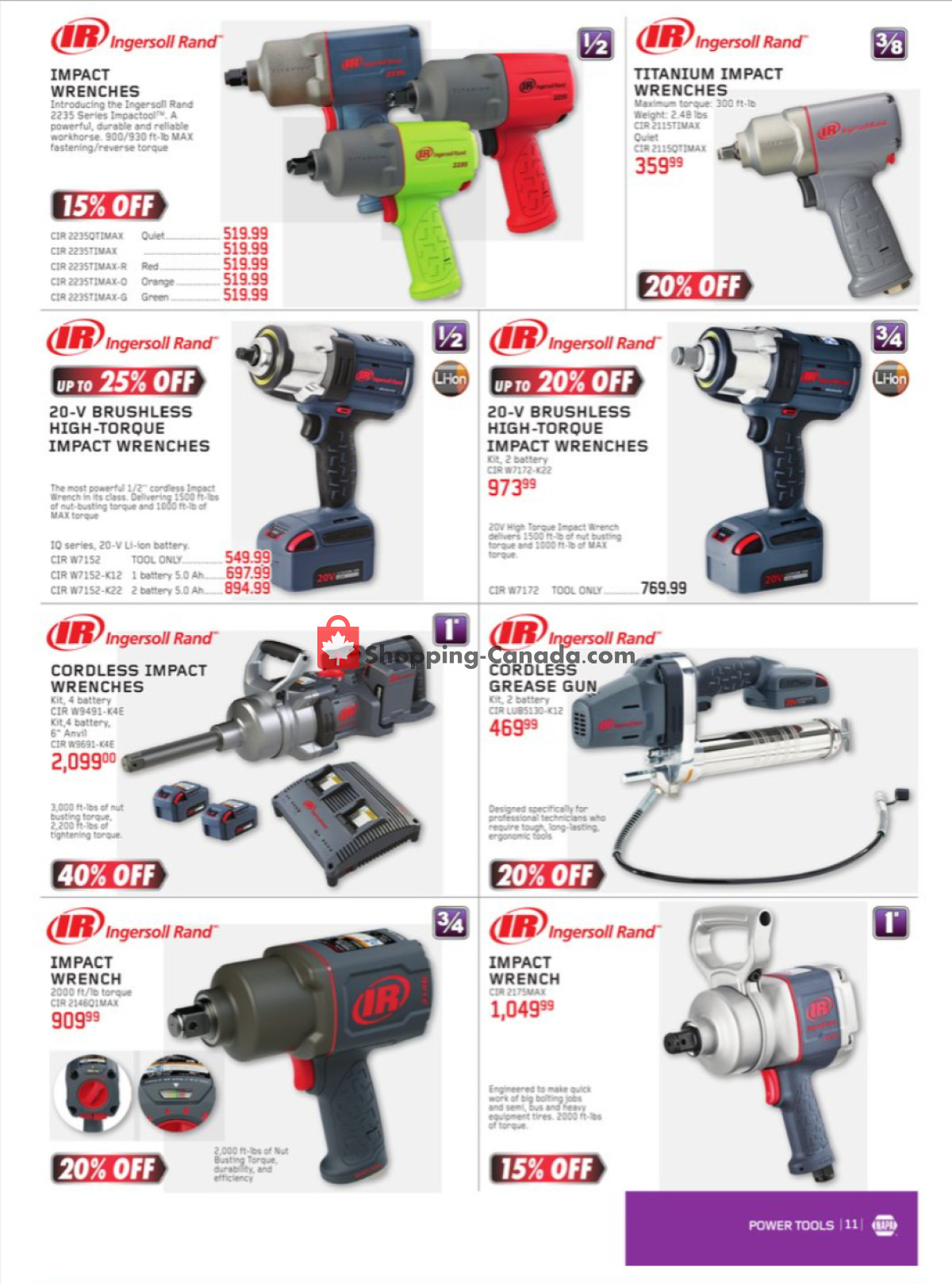 NAPA flyer from Monday January 1, 2024 to Sunday March 31, 2024 - page 11