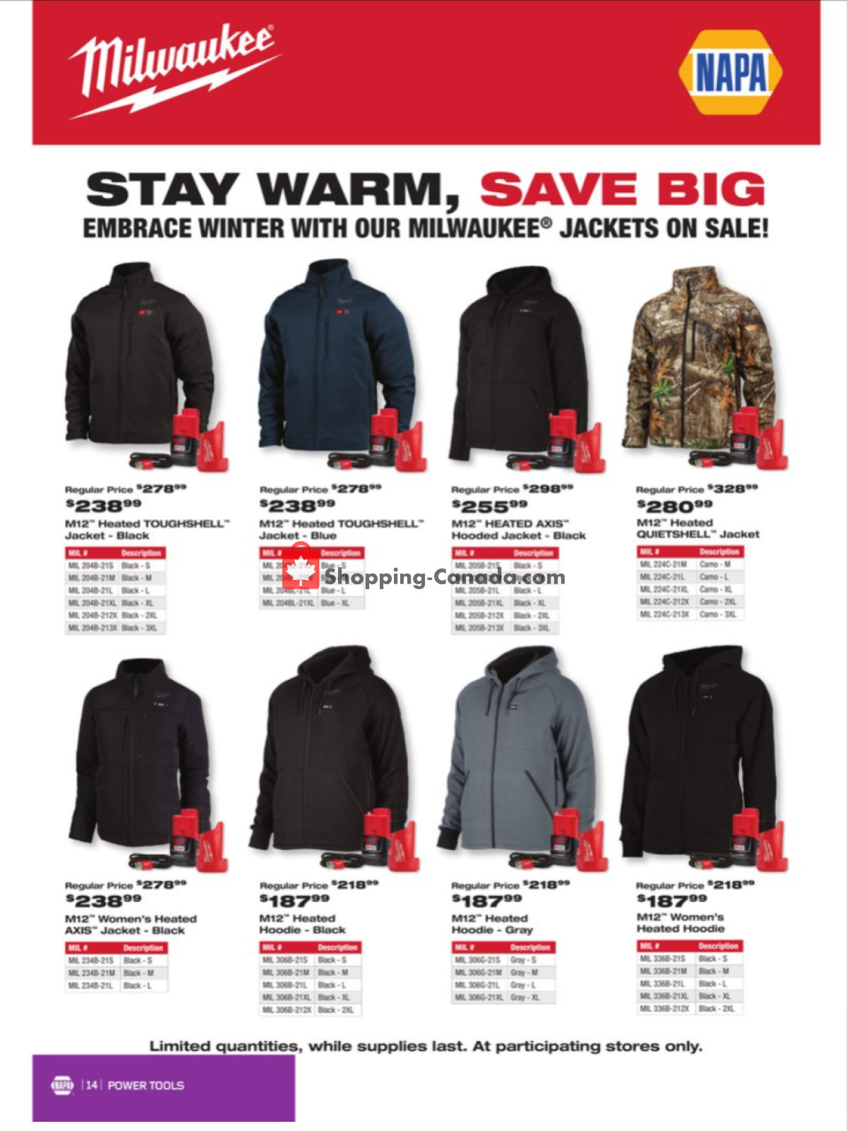 NAPA flyer from Monday January 1, 2024 to Sunday March 31, 2024 - page 14