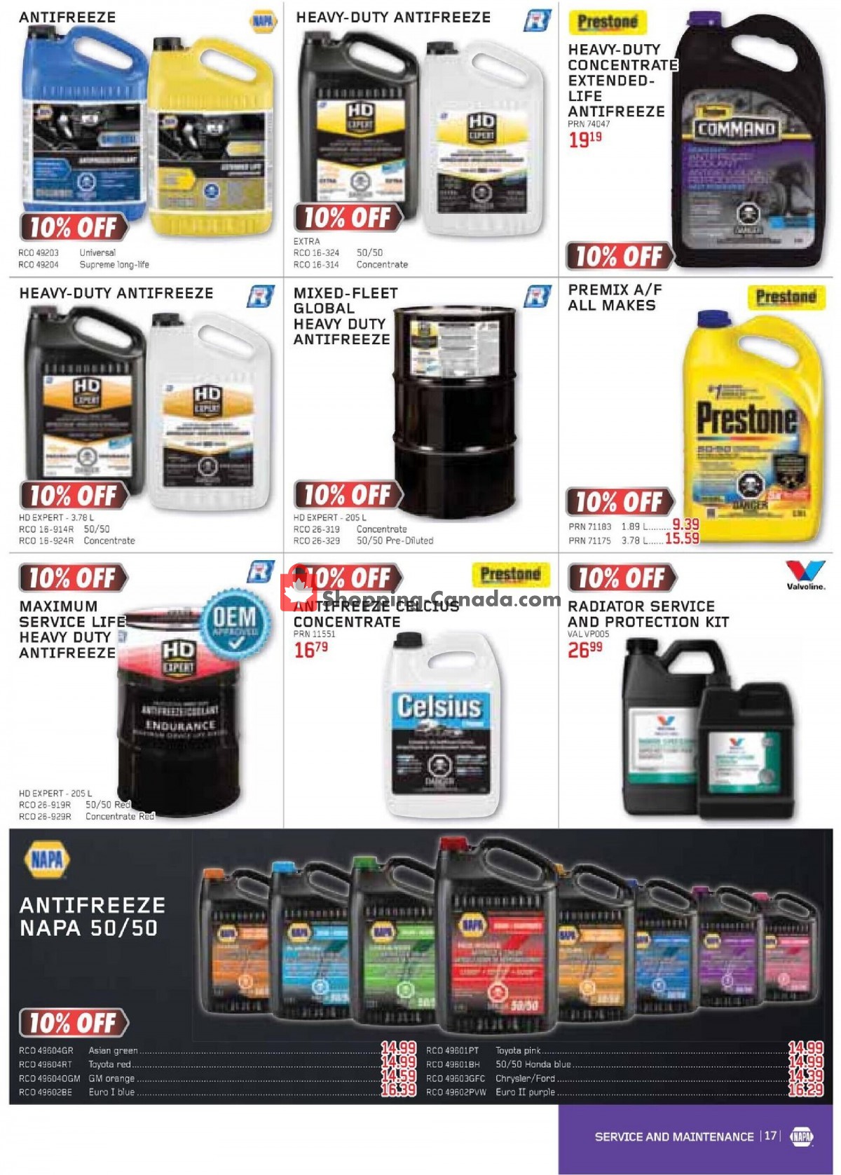 NAPA flyer from Friday July 1, 2022 to Friday September 30, 2022 - page 17