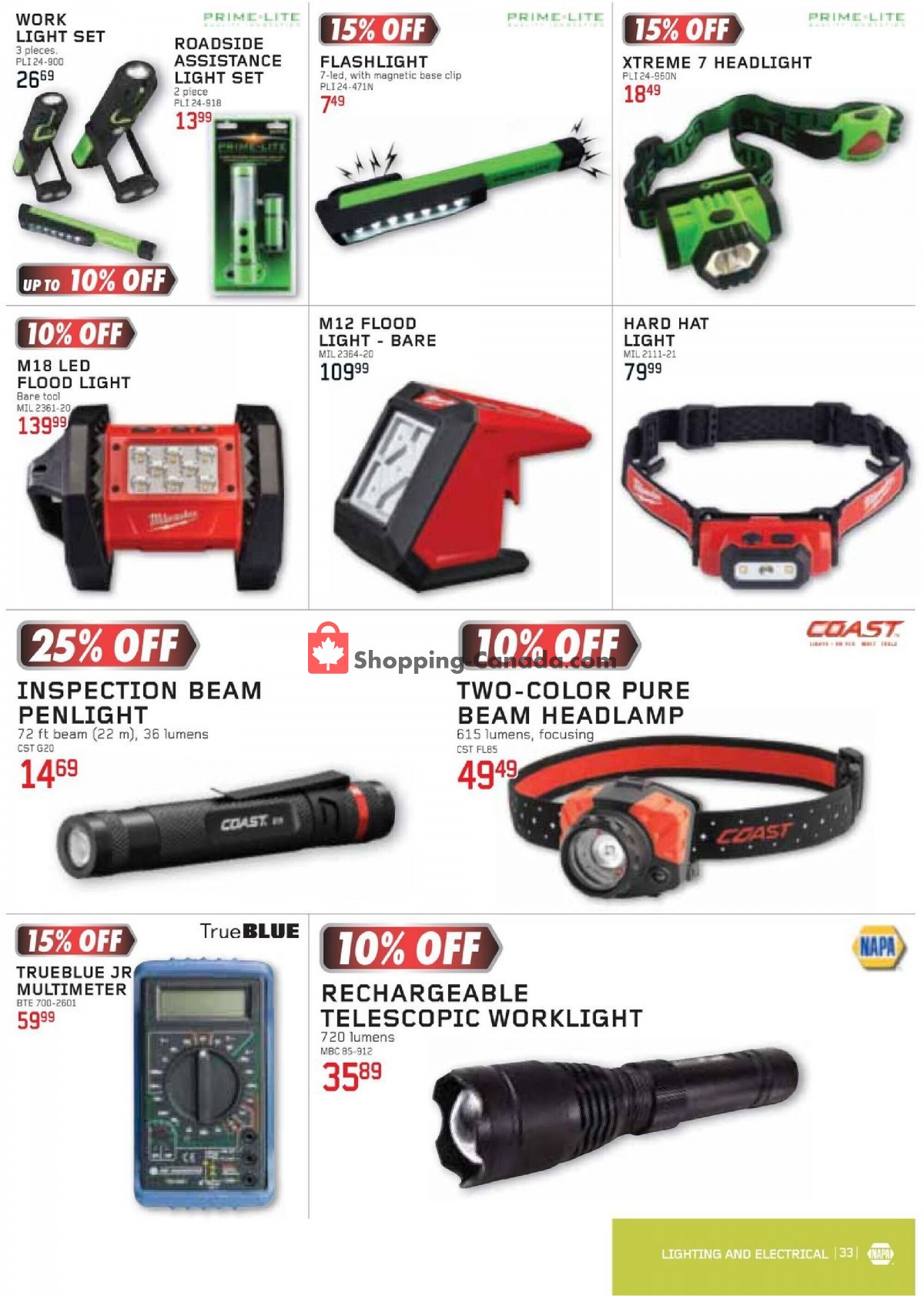 NAPA flyer from Friday July 1, 2022 to Friday September 30, 2022 - page 33