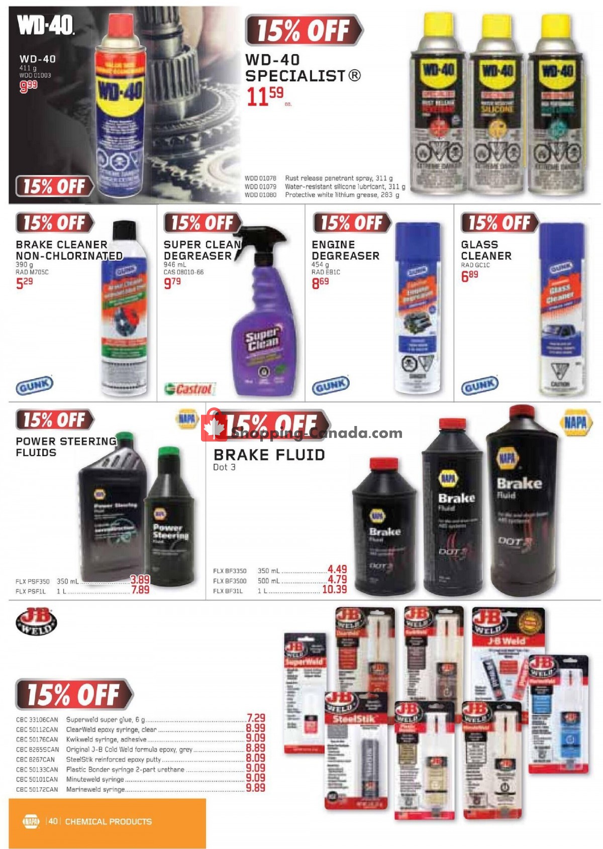NAPA flyer from Friday July 1, 2022 to Friday September 30, 2022 - page 40
