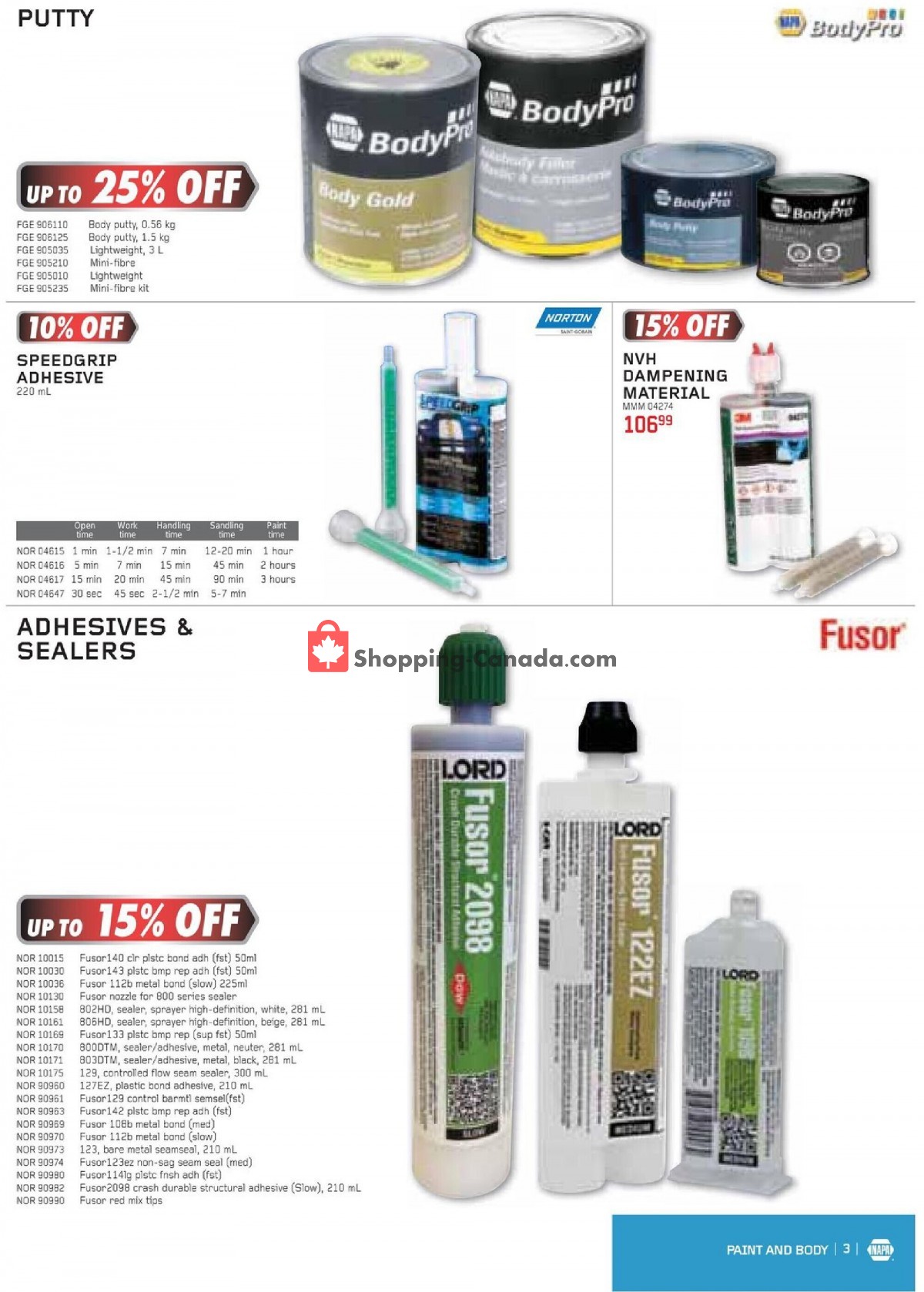 NAPA flyer from Friday July 1, 2022 to Friday September 30, 2022 - page 50