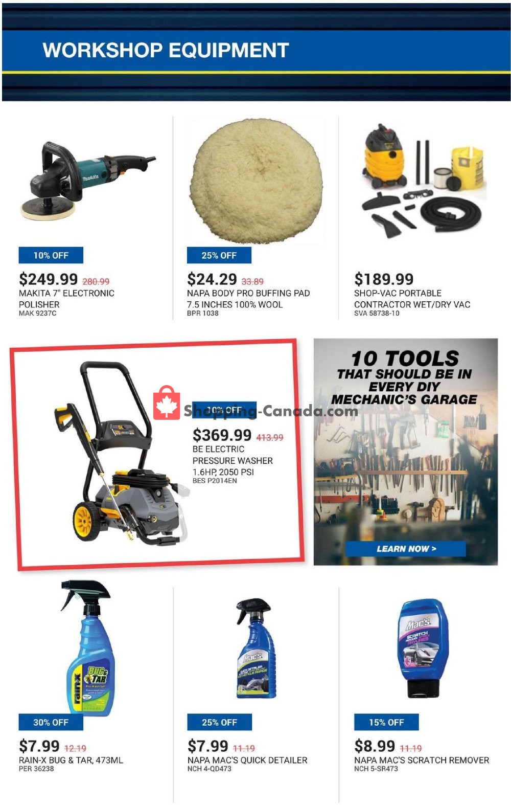NAPA flyer from Thursday August 1, 2019 to Saturday August 31, 2019 - page 2