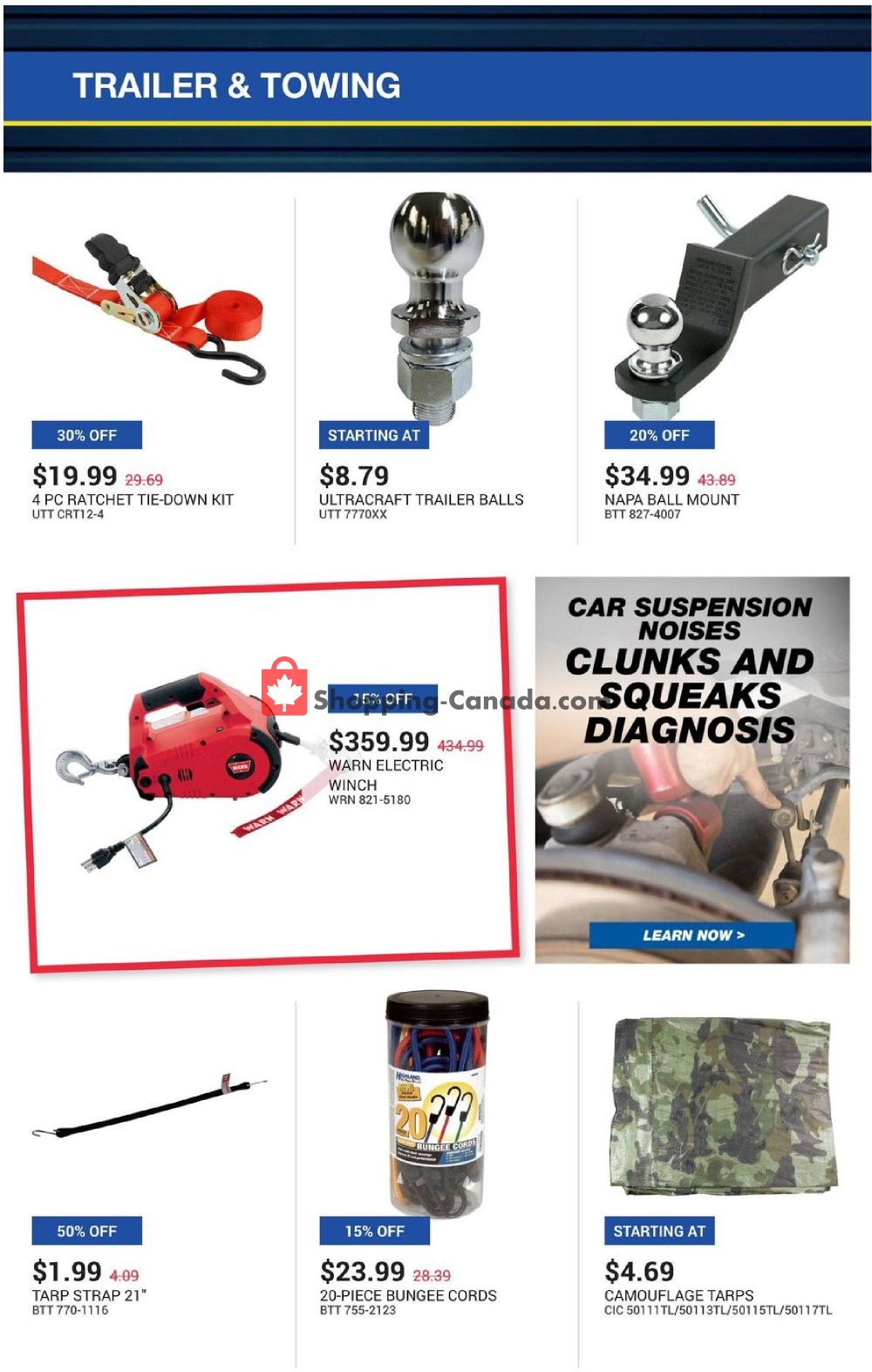NAPA flyer from Thursday August 1, 2019 to Saturday August 31, 2019 - page 4