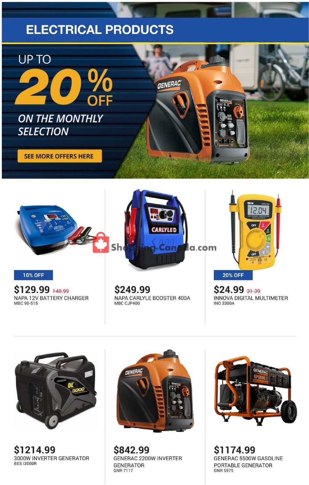 NAPA flyer from Thursday August 1, 2019 to Saturday August 31, 2019 - page 8