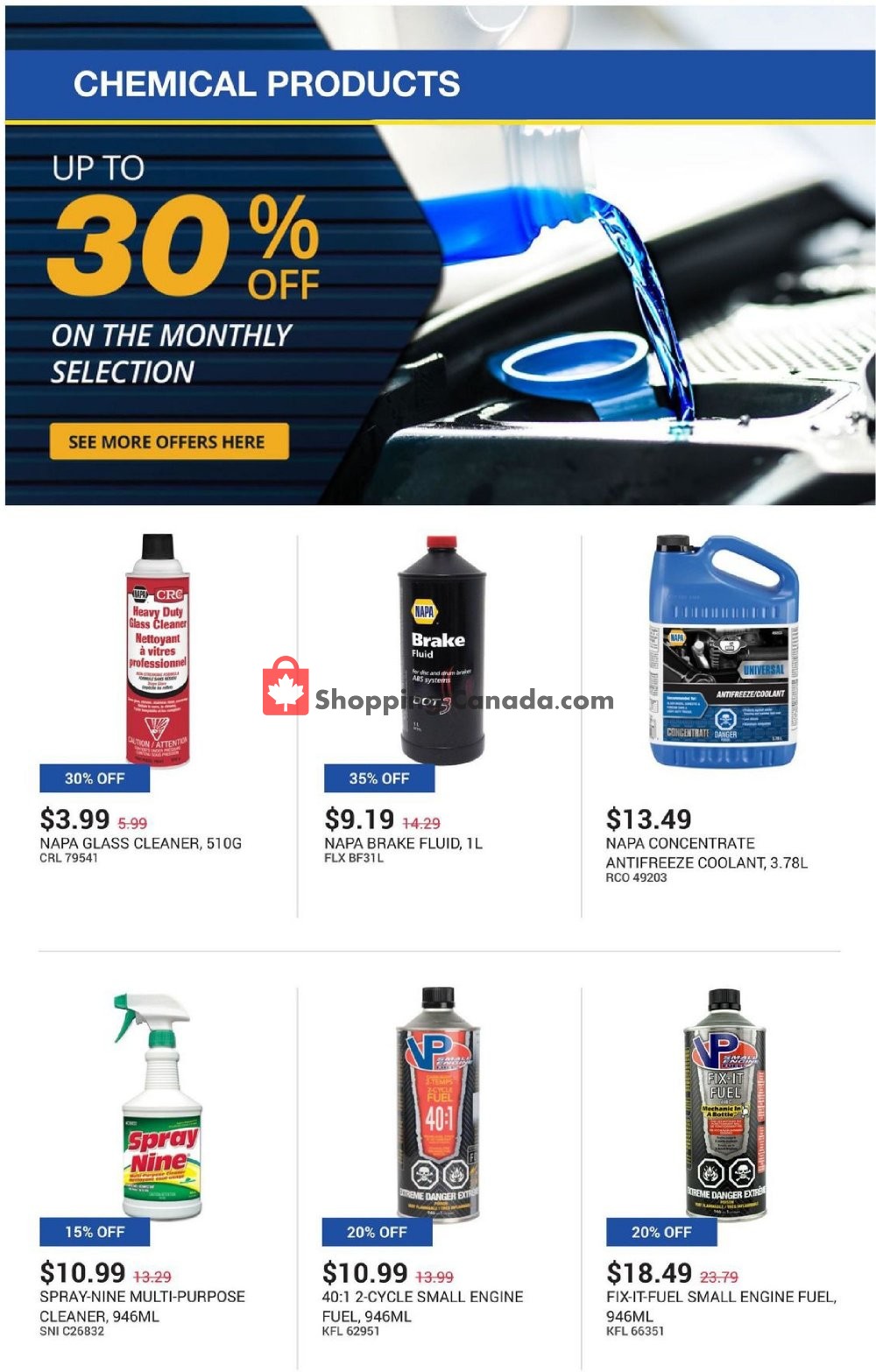 NAPA flyer from Thursday August 1, 2019 to Saturday August 31, 2019 - page 9