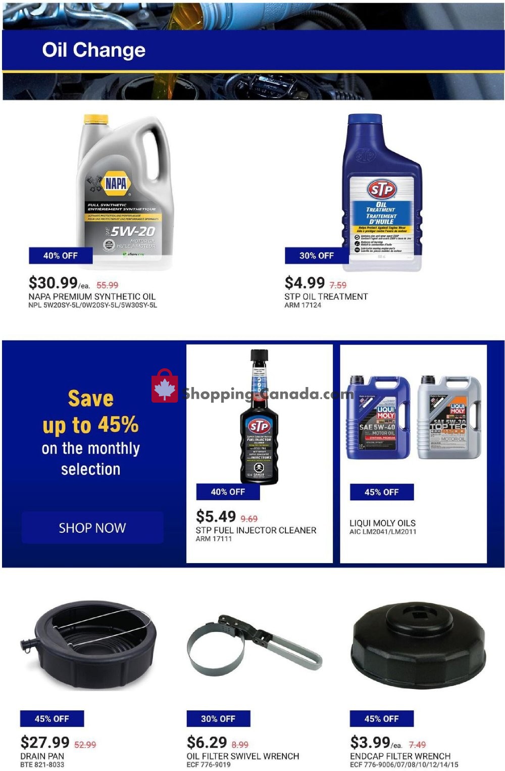 NAPA flyer from Saturday August 1, 2020 to Monday August 31, 2020 - page 7
