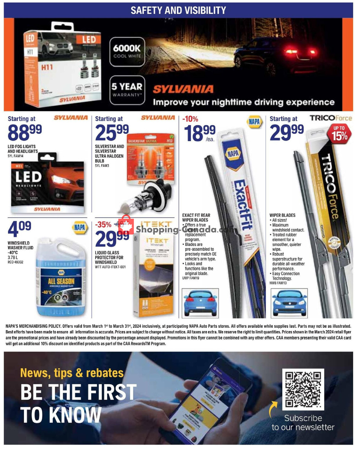 NAPA flyer from Friday March 1, 2024 to Sunday March 31, 2024 - page 8