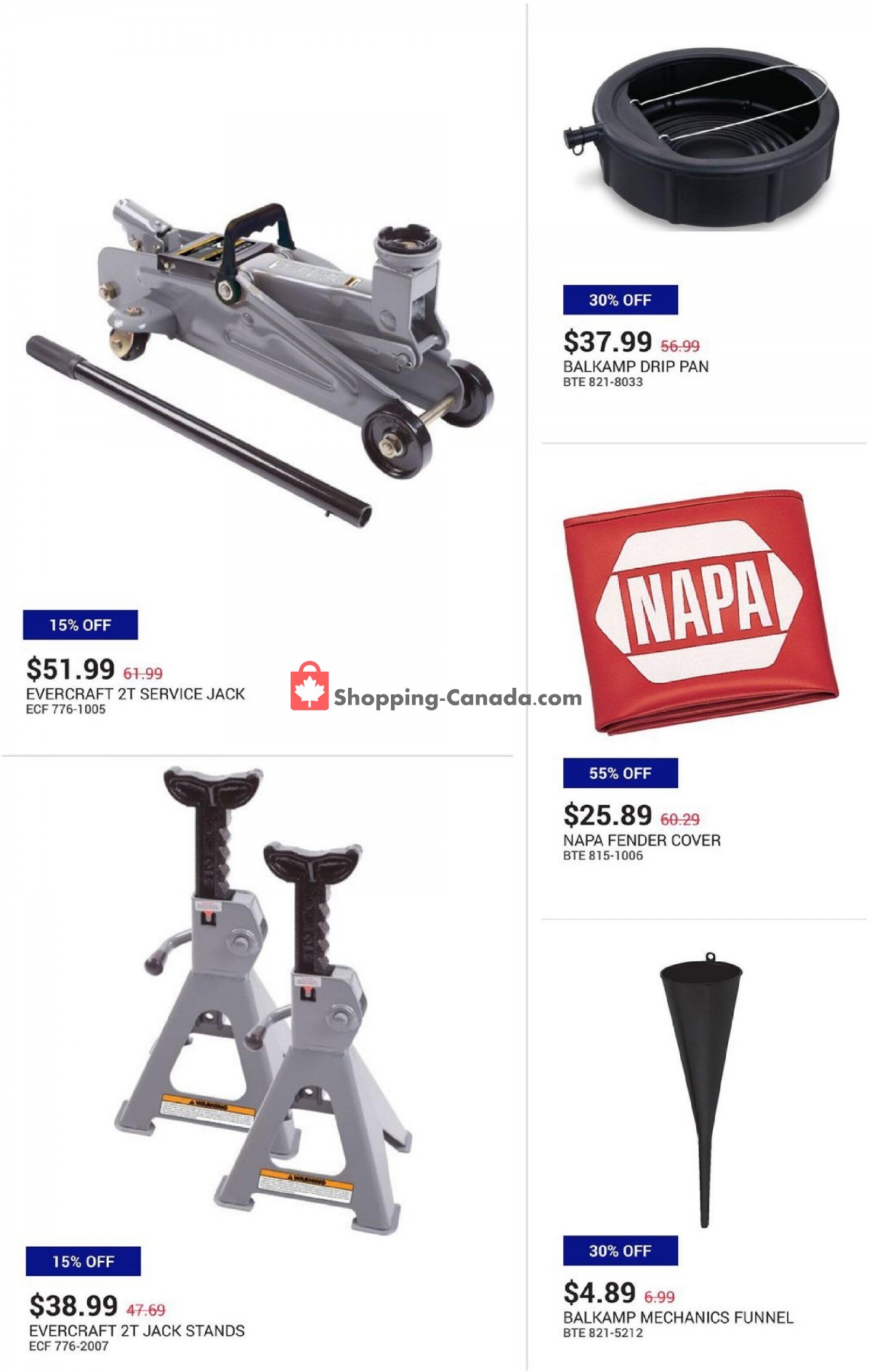 NAPA flyer from Friday July 1, 2022 to Sunday July 31, 2022 - page 7