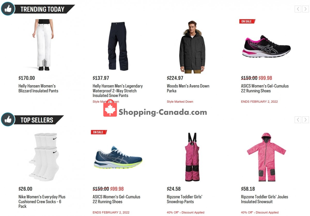 National Sports flyer from Thursday January 27, 2022 to Wednesday February 2, 2022 - page 2