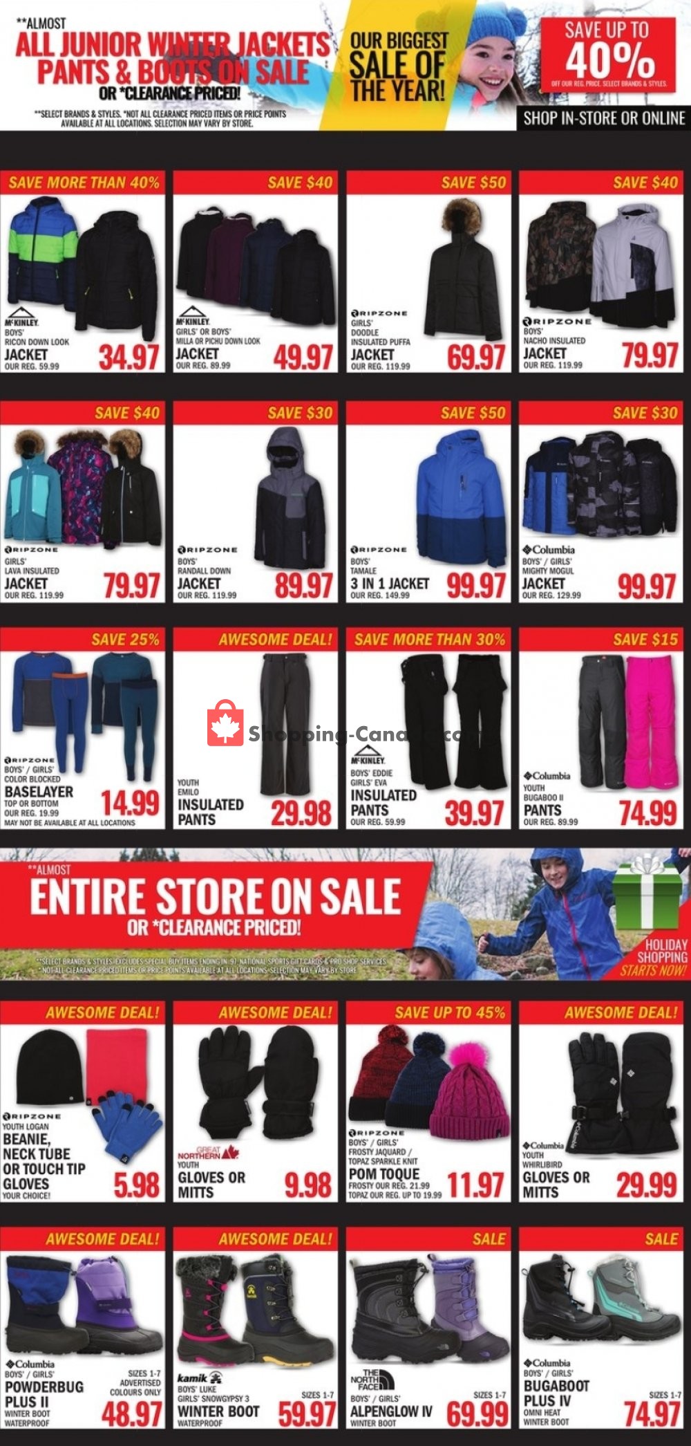 National Sports flyer from Friday November 8, 2019 to Thursday November 21, 2019 - page 4