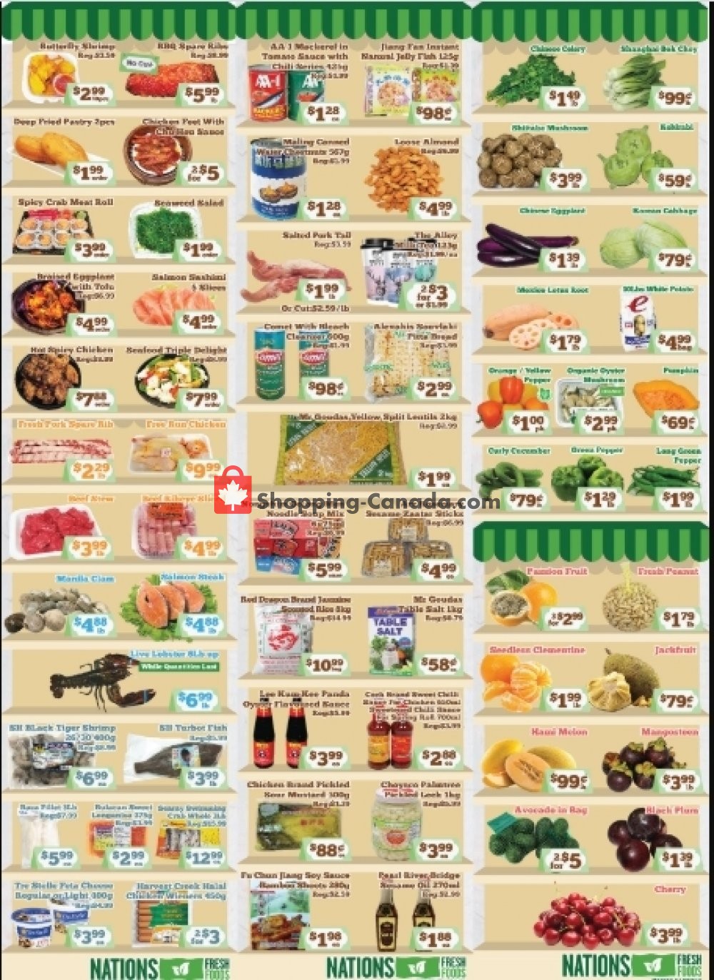 Nations Fresh Foods flyer from Friday July 31, 2020 to Thursday August 6, 2020 - page 1