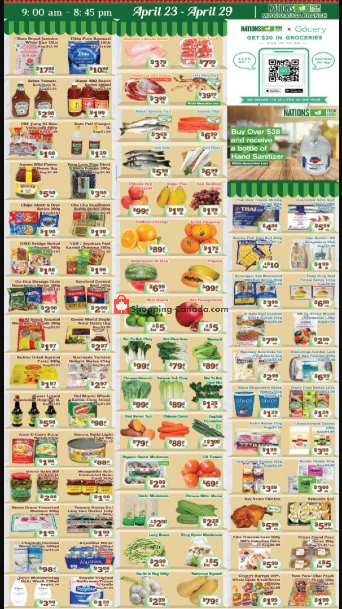 Nations Fresh Foods flyer from Friday April 23, 2021 to Thursday April 29, 2021 - page 1