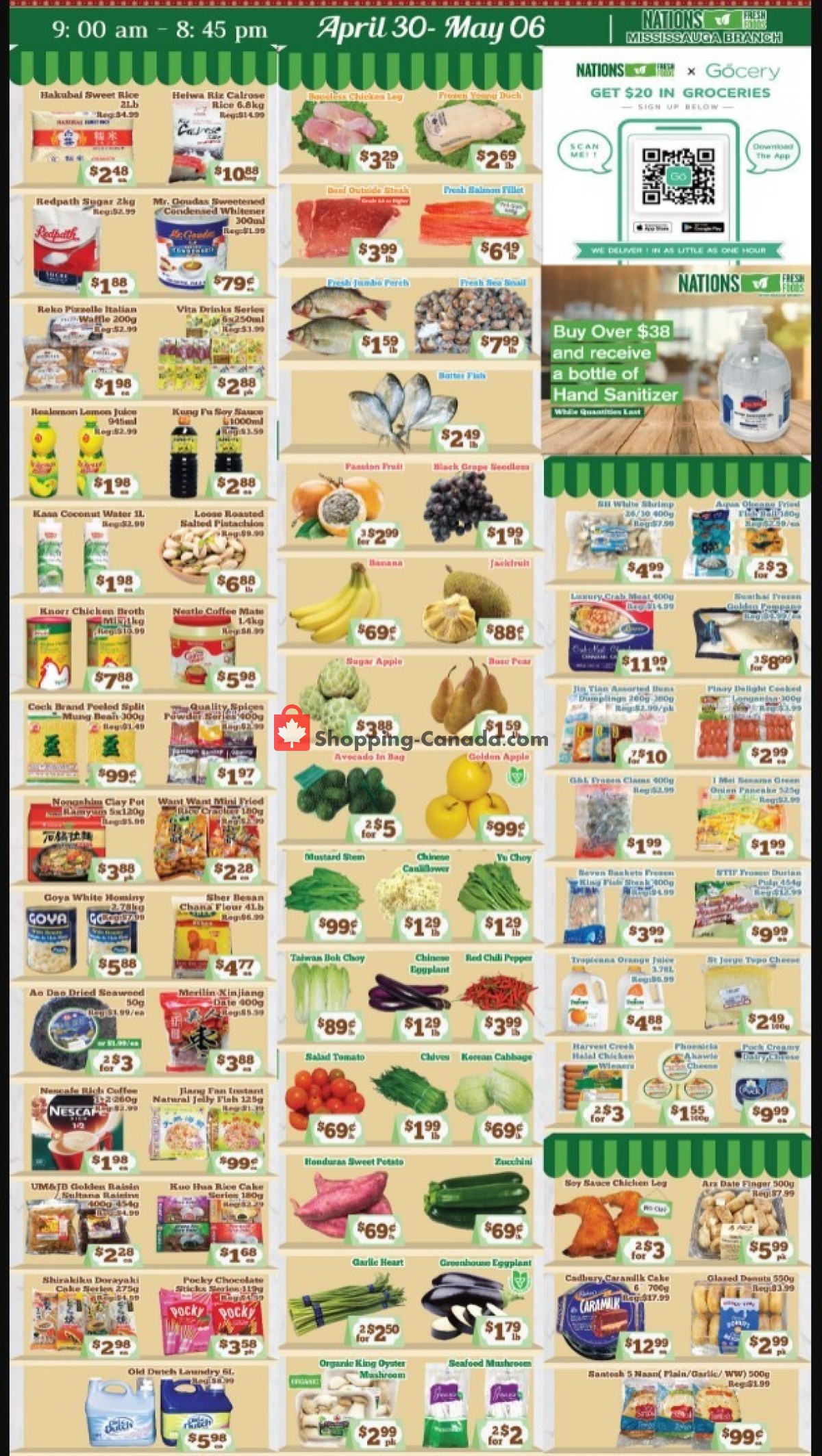 Nations Fresh Foods flyer from Friday April 30, 2021 to Thursday May 6, 2021 - page 1
