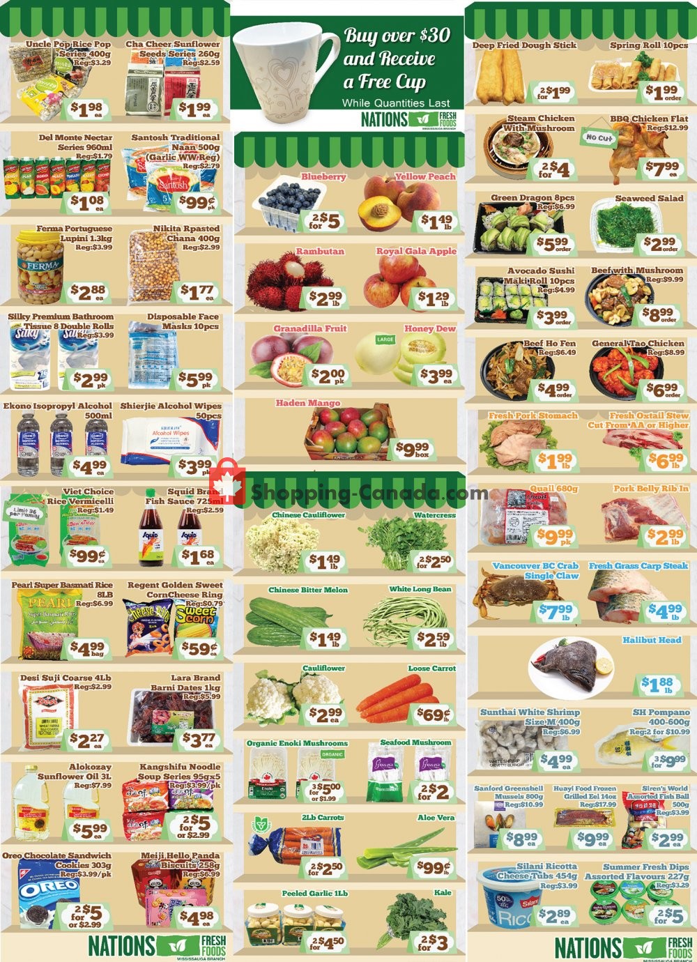 Nations Fresh Foods flyer from Friday August 7, 2020 to Thursday August 13, 2020 - page 1