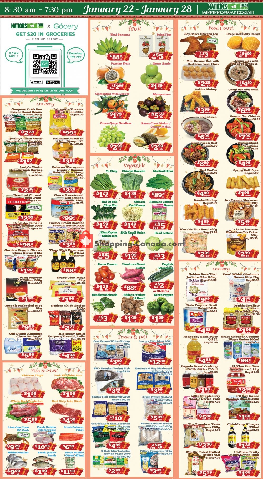 Nations Fresh Foods flyer from Friday January 22, 2021 to Thursday January 28, 2021 - page 1