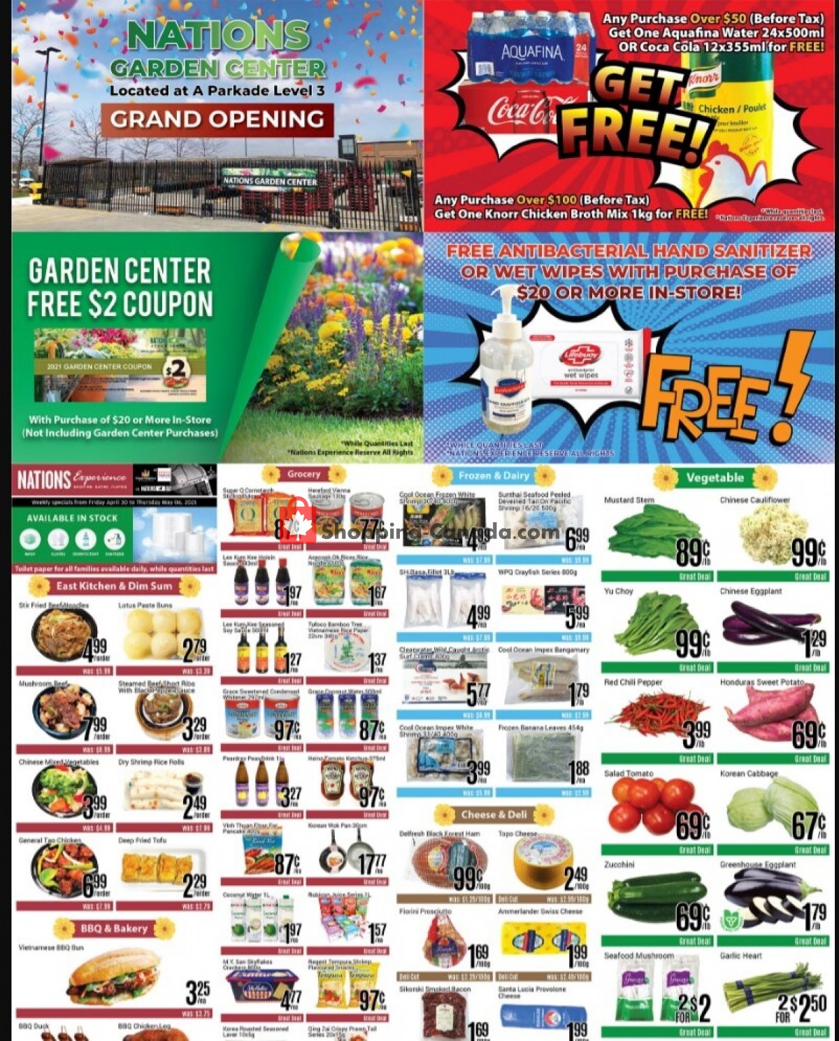 Nations Fresh Foods flyer from Friday April 30, 2021 to Thursday May 6, 2021 - page 1