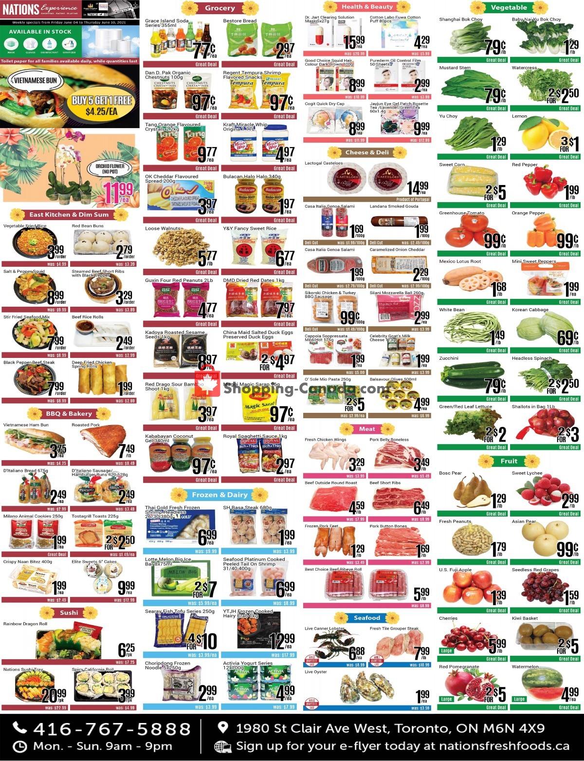 Nations Fresh Foods flyer from Friday June 4, 2021 to Thursday June 10, 2021 - page 1