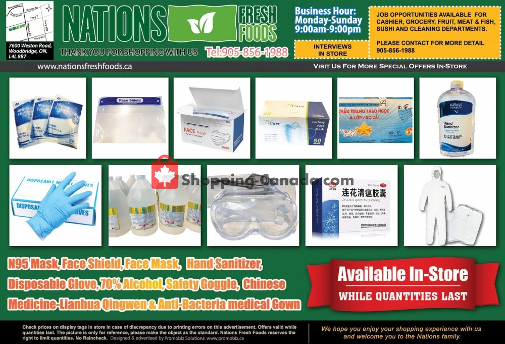 Nations Fresh Foods flyer from Friday April 24, 2020 to Thursday April 30, 2020 - page 1