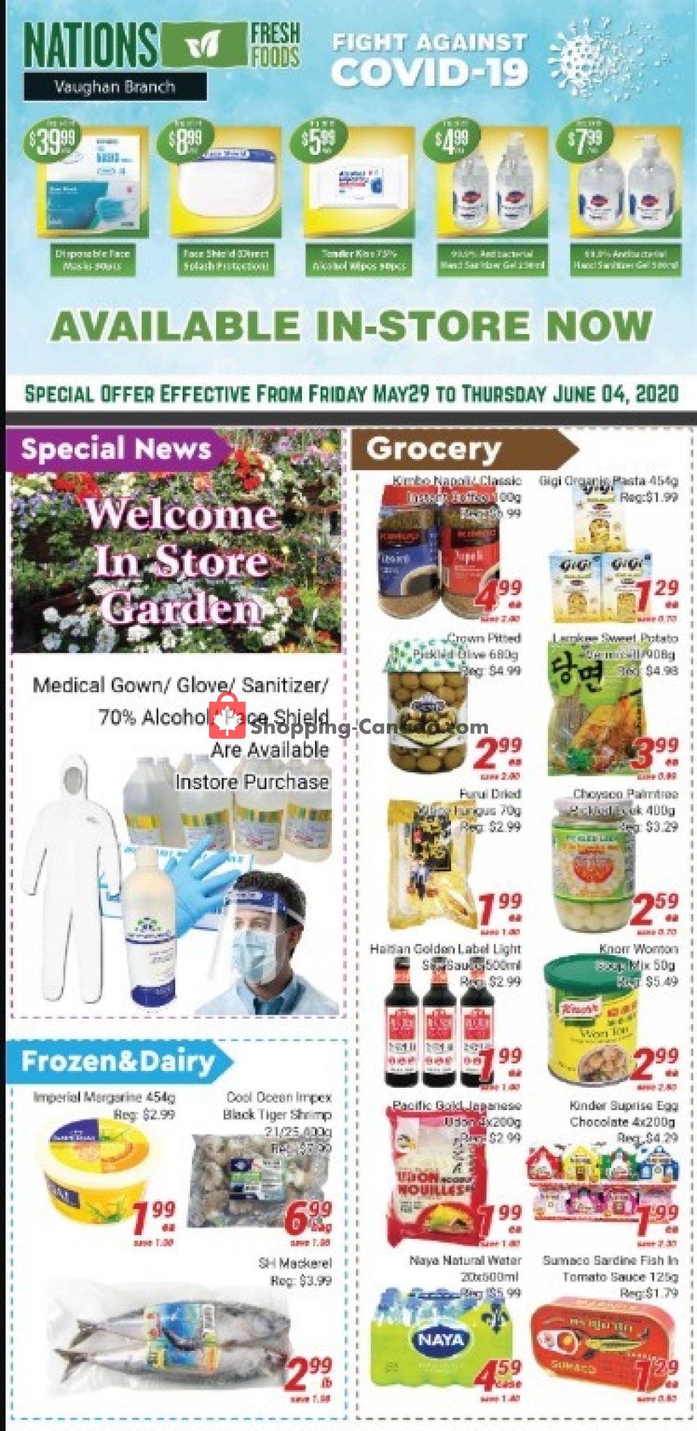 Nations Fresh Foods flyer from Friday May 29, 2020 to Thursday June 4, 2020 - page 1
