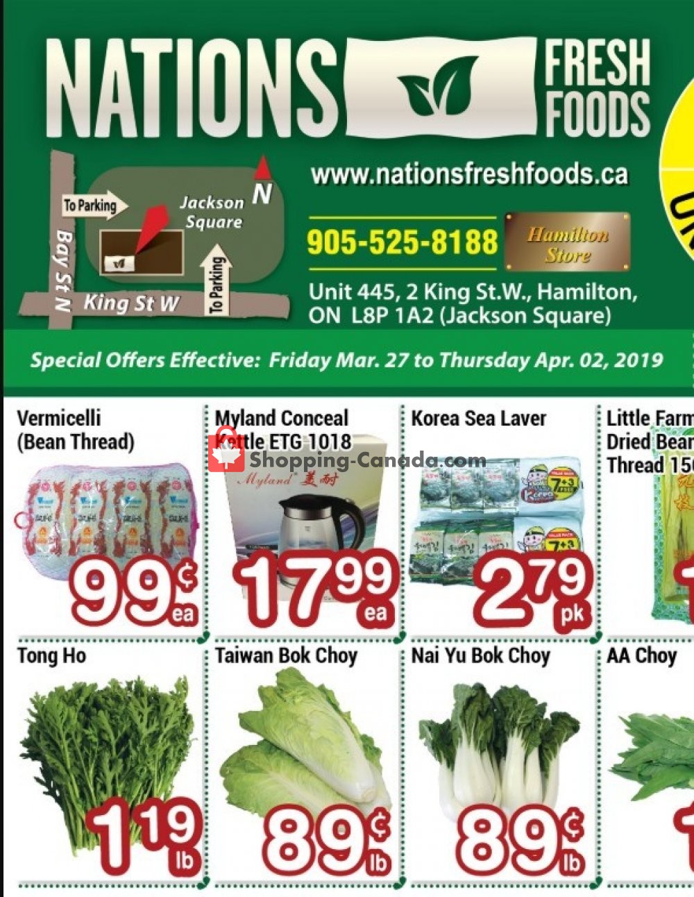 Nations Fresh Foods flyer from Friday March 27, 2020 to Thursday April 2, 2020 - page 1