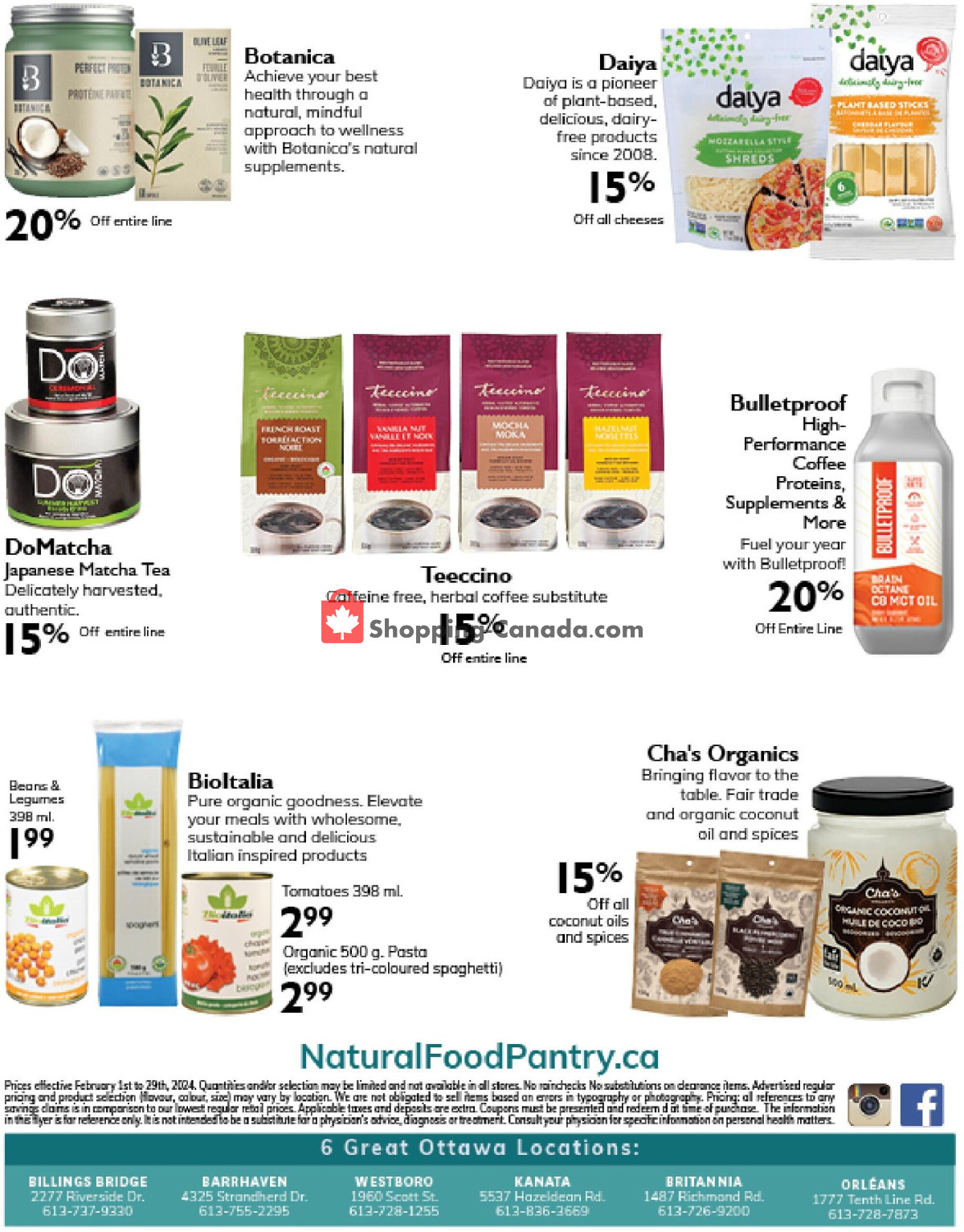 Natural Food Pantry flyer from Thursday February 1, 2024 to Thursday February 29, 2024 - page 8