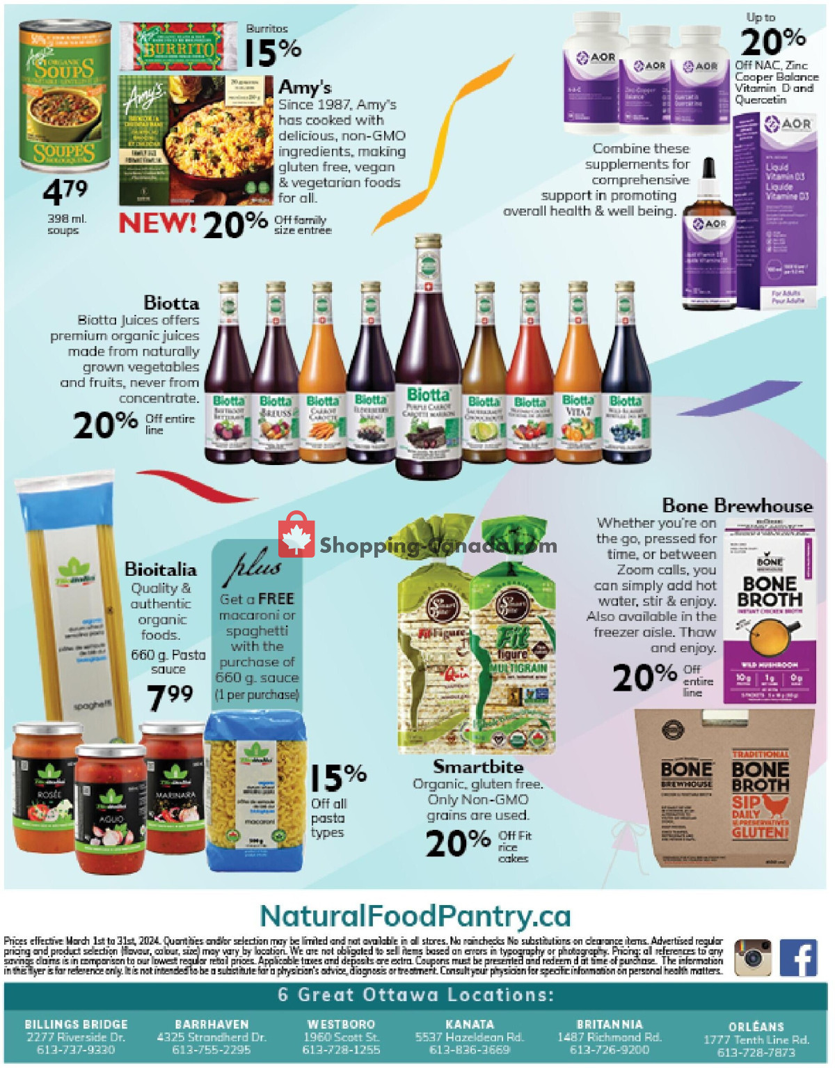 Natural Food Pantry flyer from Friday March 1, 2024 to Sunday March 31, 2024 - page 8