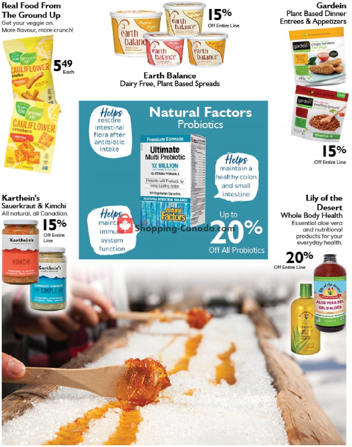 Natural Food Pantry Canada, flyer (Monthly Specials) April 1 April