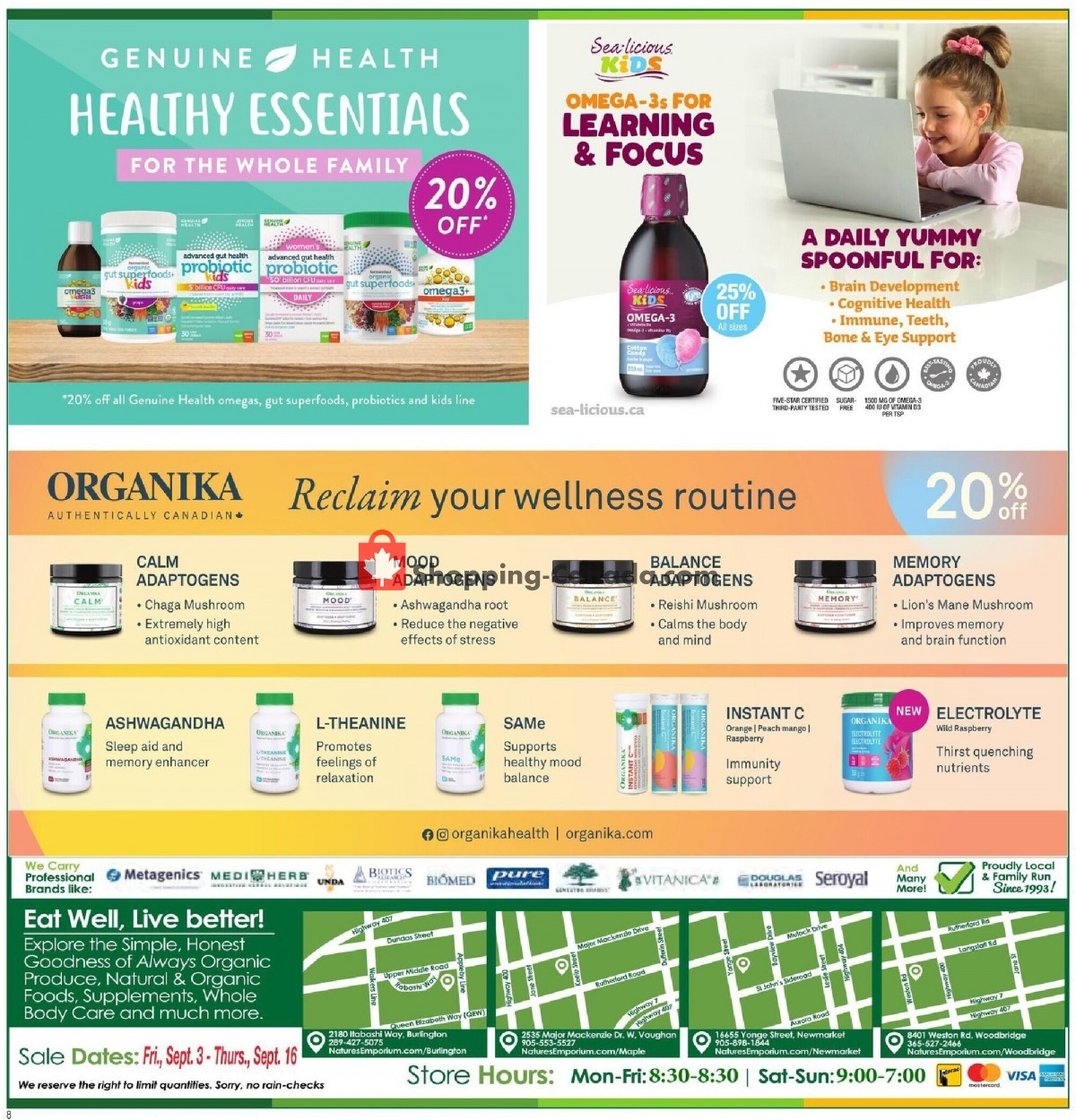 Nature's Emporium flyer from Friday September 3, 2021 to Thursday September 16, 2021 - page 8