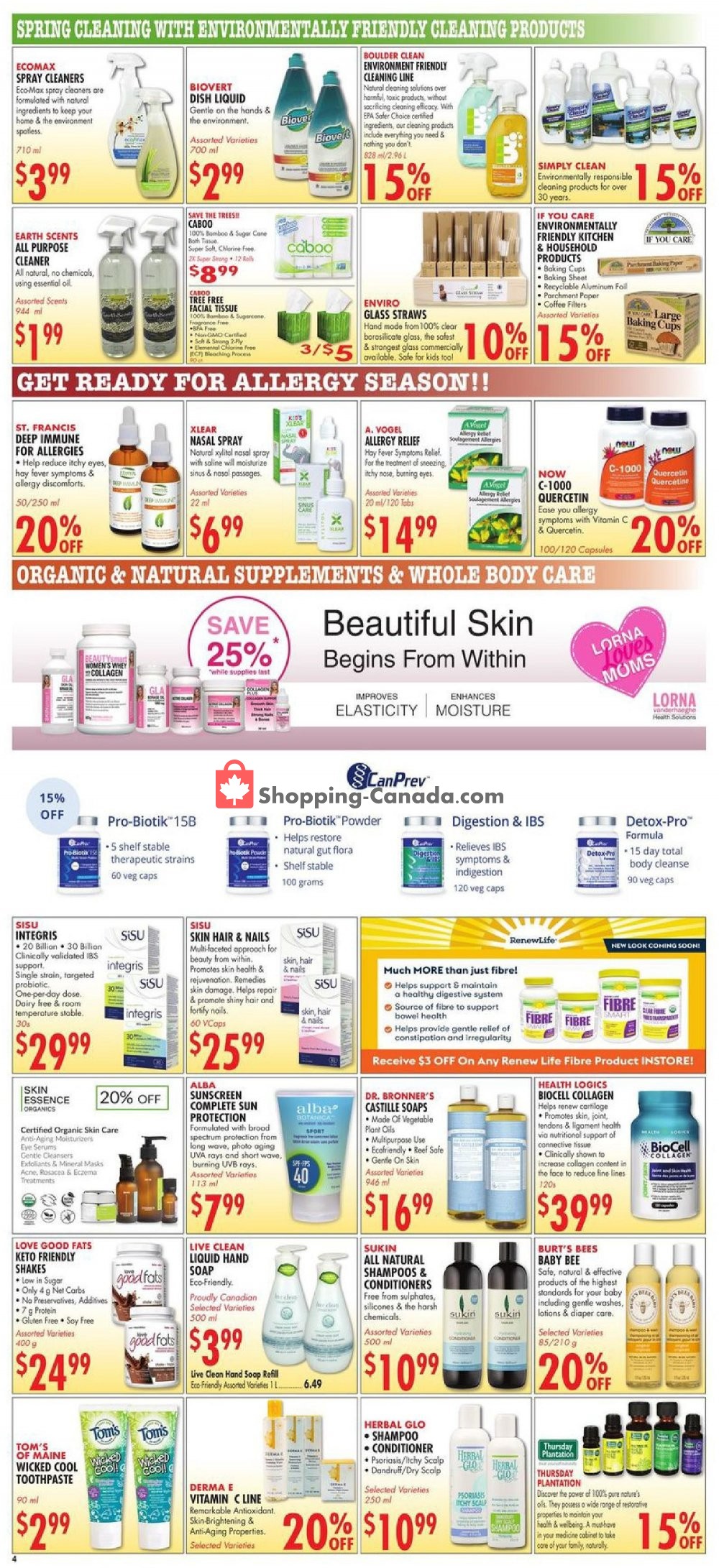 Nature's Emporium flyer from Friday April 12, 2019 to Sunday May 5, 2019 - page 4