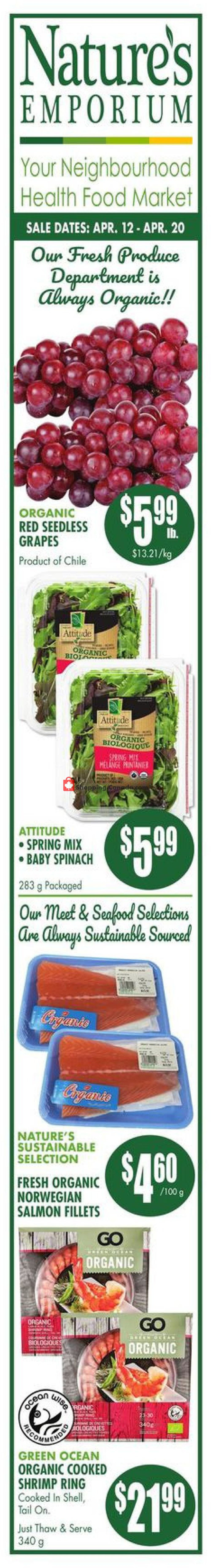 Nature's Emporium flyer from Friday April 12, 2019 to Sunday May 5, 2019 - page 9