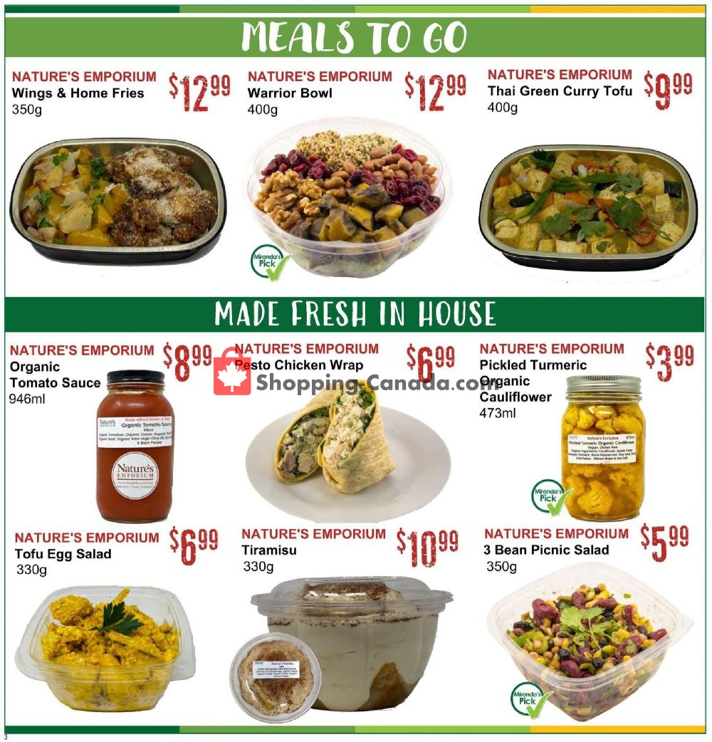 Nature's Emporium flyer from Friday August 7, 2020 to Thursday August 20, 2020 - page 3