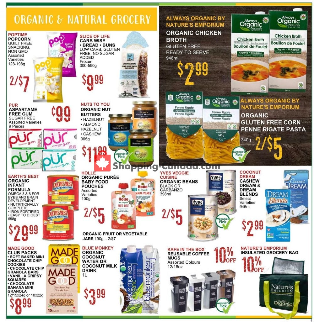 Nature's Emporium flyer from Friday August 7, 2020 to Thursday August 20, 2020 - page 4