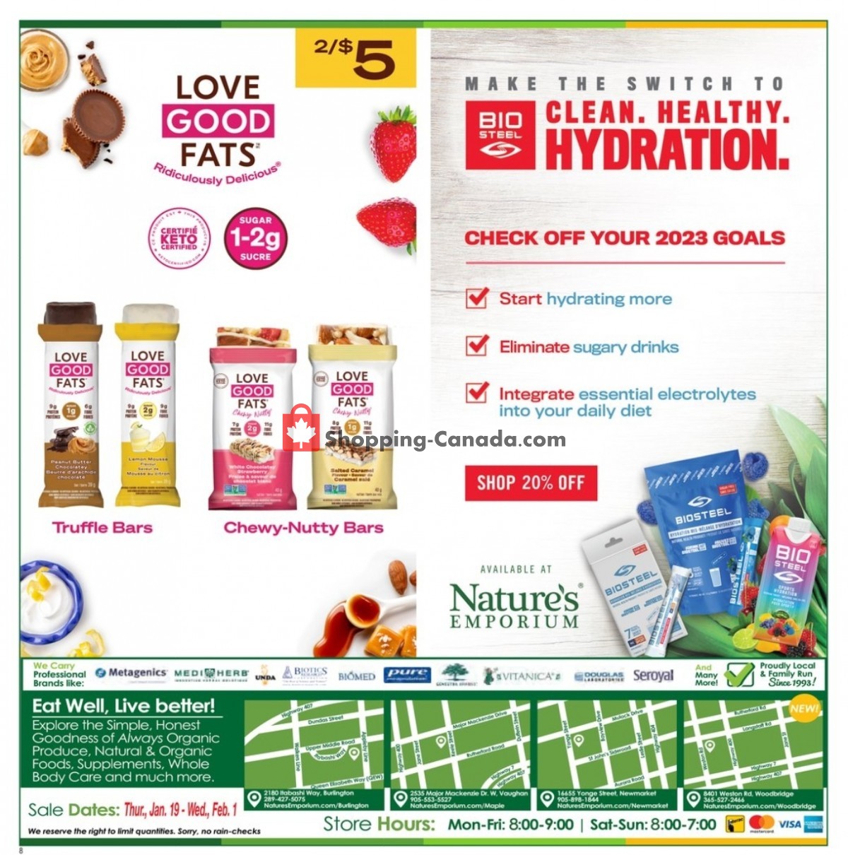 Nature's Emporium flyer from Thursday January 19, 2023 to Wednesday February 1, 2023 - page 8