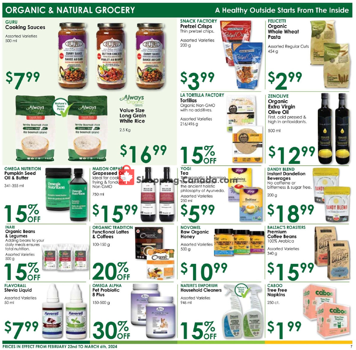 Nature's Emporium flyer from Thursday February 22, 2024 to Wednesday March 6, 2024 - page 7