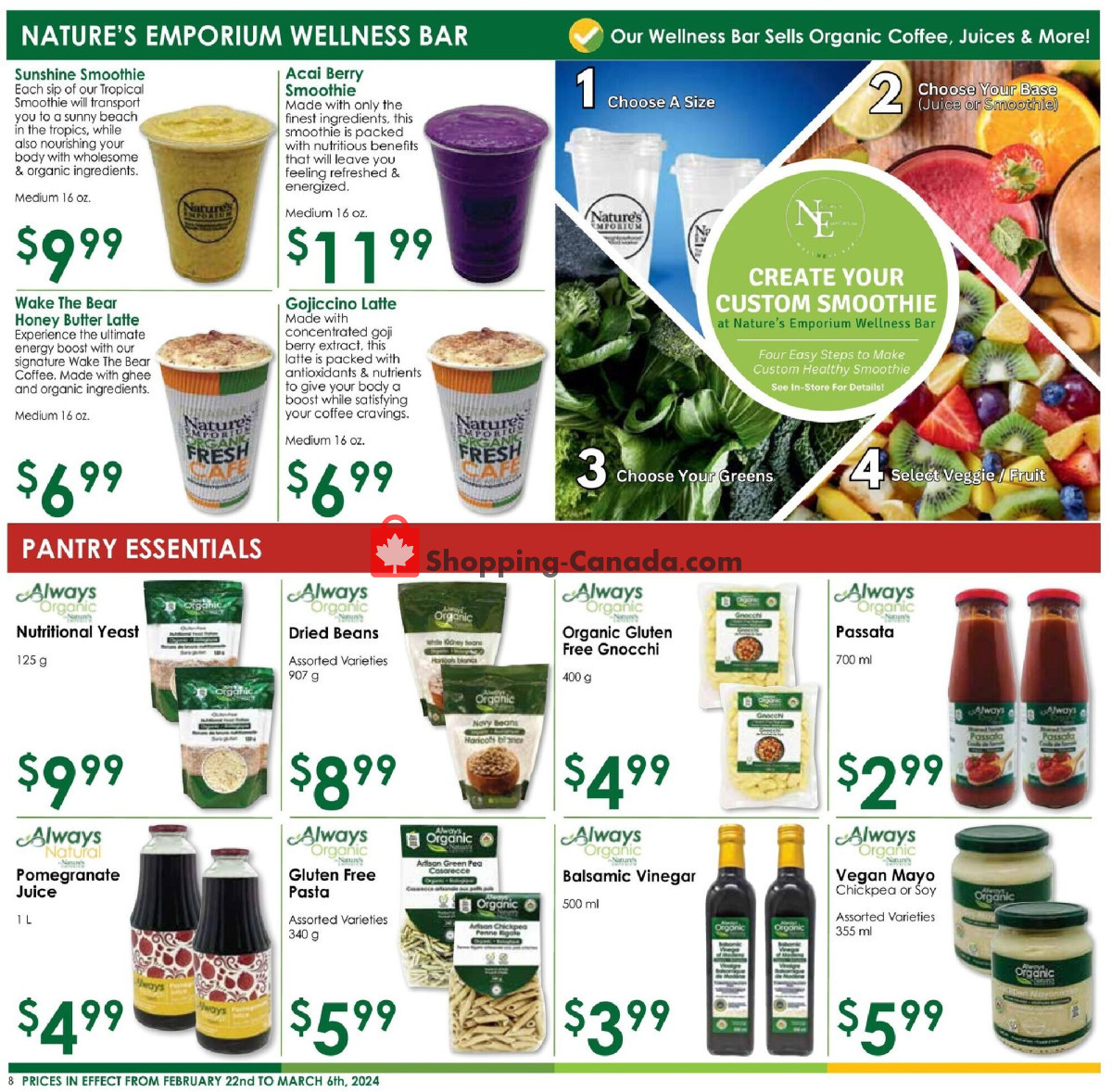 Nature's Emporium flyer from Thursday February 22, 2024 to Wednesday March 6, 2024 - page 8