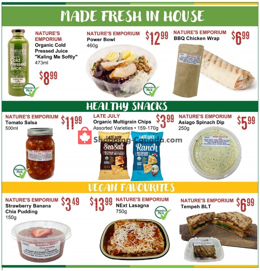 Nature's Emporium flyer from Friday July 10, 2020 to Thursday July 23, 2020 - page 3